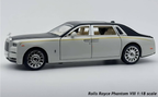 Rolls-Royce Phantom Diecast Model Car 1:24 Scale | Luxury Collectible Metal Toy Car