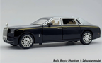 Rolls-Royce Phantom Diecast Model Car 1:24 Scale | Luxury Collectible Metal Toy Car