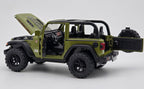 Jeep Wrangler Rubicon Diecast Model Car 1:24 Scale | Off-Road SUV Collectible Toy