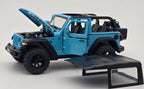 Jeep Wrangler Rubicon Diecast Model Car 1:24 Scale | Off-Road SUV Collectible Toy