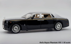 Rolls-Royce Phantom Diecast Model Car 1:24 Scale | Luxury Collectible Metal Toy Car