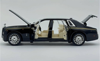 Rolls-Royce Phantom Diecast Model Car 1:24 Scale | Luxury Collectible Metal Toy Car