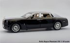 Rolls-Royce Phantom Diecast Model Car 1:24 Scale | Luxury Collectible Metal Toy Car