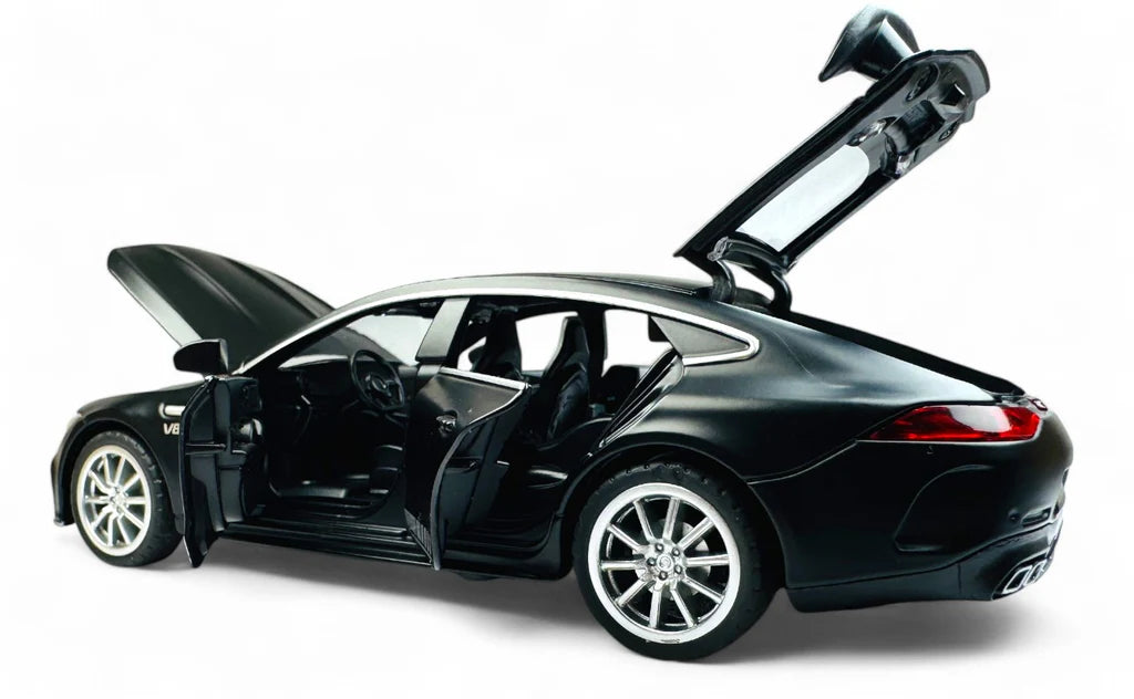 Brightlys Luxury Performance Sedan Diecast Model 1:24 Scale | Yellow Sport Edition Collectible