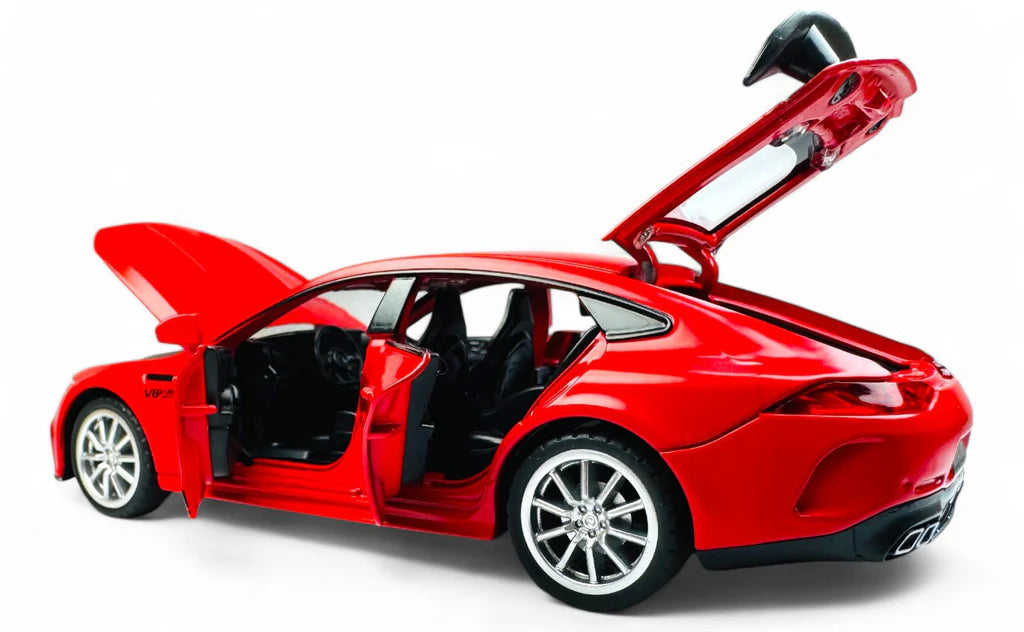 Brightlys Luxury Performance Sedan Diecast Model 1:24 Scale | Yellow Sport Edition Collectible