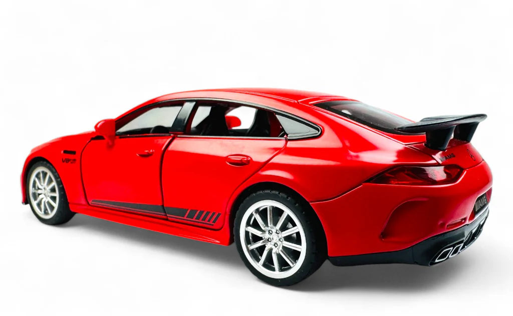 Brightlys Luxury Performance Sedan Diecast Model 1:24 Scale | Yellow Sport Edition Collectible