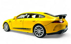 Brightlys Luxury Performance Sedan Diecast Model 1:24 Scale | Yellow Sport Edition Collectible