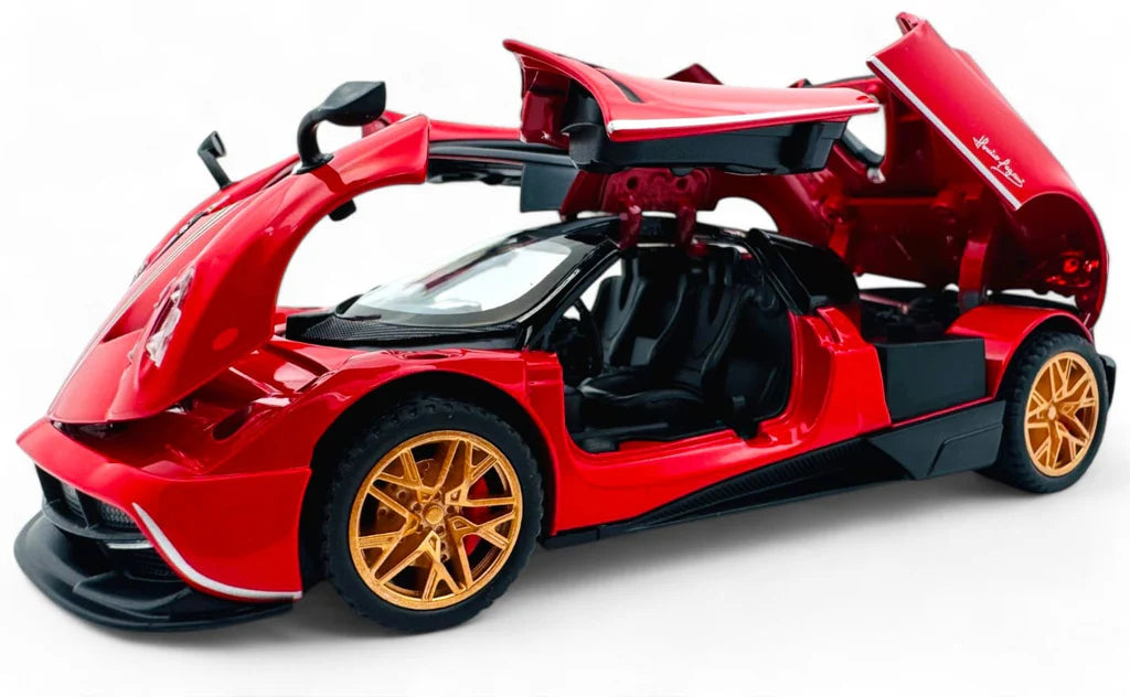Brightlys Luxury Roadster Diecast Model 1:24 Scale | Red Hypercar-Style Collectible