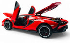 Brightlys Exotic Supercar Diecast Model 1:24 Scale | High-Performance Red Sports Collectible