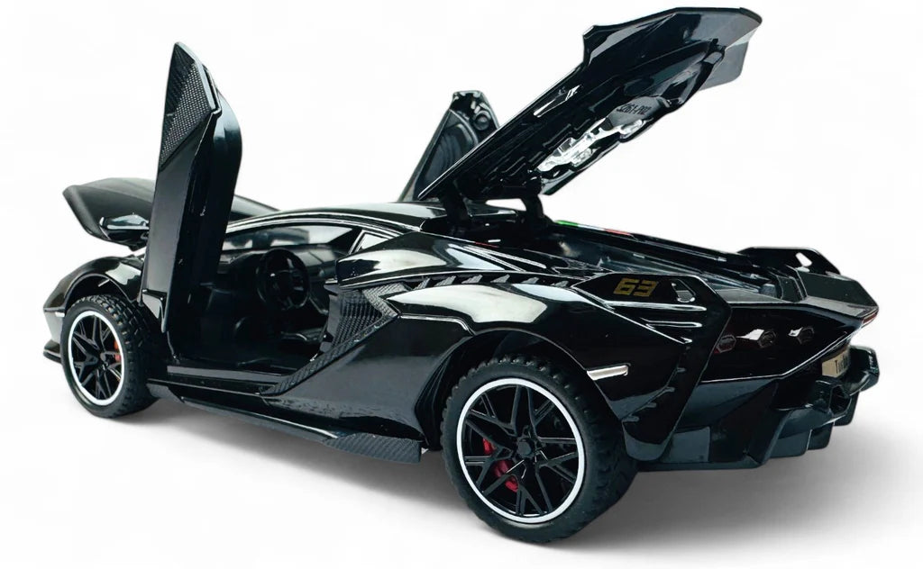 Brightlys Exotic Supercar Diecast Model 1:24 Scale | High-Performance Red Sports Collectible
