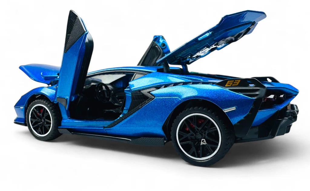 Brightlys Exotic Supercar Diecast Model 1:24 Scale | High-Performance Red Sports Collectible