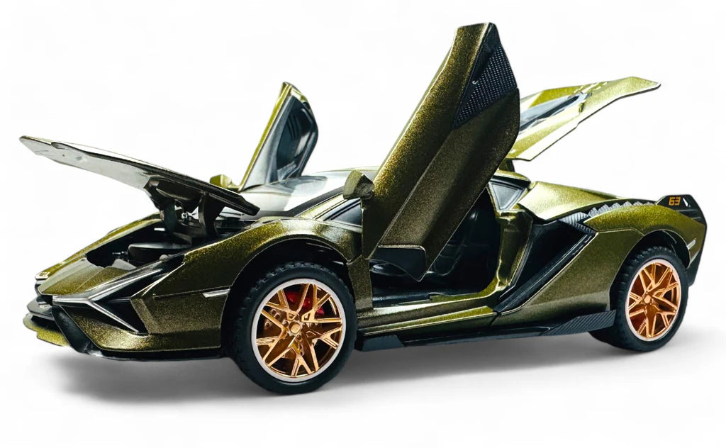 Brightlys Exotic Supercar Diecast Model 1:24 Scale | High-Performance Red Sports Collectible