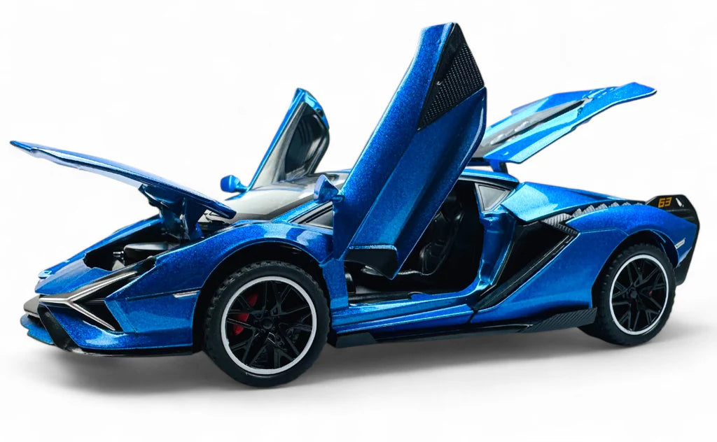 Brightlys Exotic Supercar Diecast Model 1:24 Scale | High-Performance Red Sports Collectible