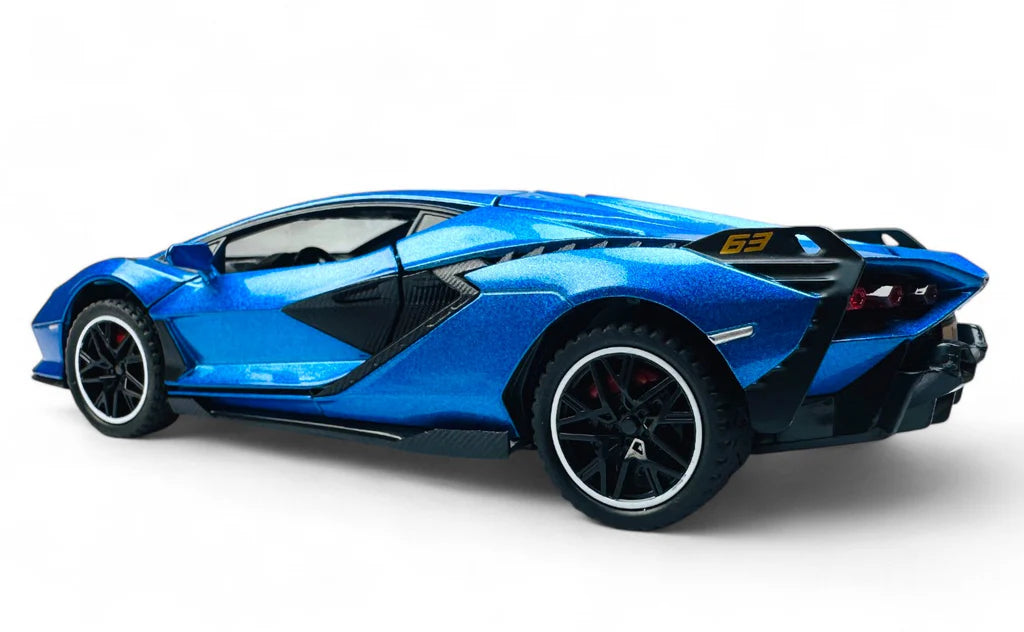 Brightlys Exotic Supercar Diecast Model 1:24 Scale | High-Performance Red Sports Collectible