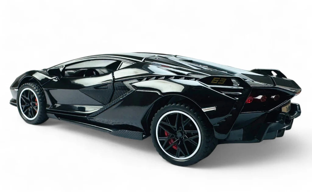 Brightlys Exotic Supercar Diecast Model 1:24 Scale | High-Performance Red Sports Collectible