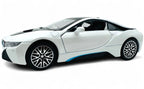 Brightlys Modern Hybrid Sports Coupe Diecast Model 1:24 Scale | White Performance Collectible