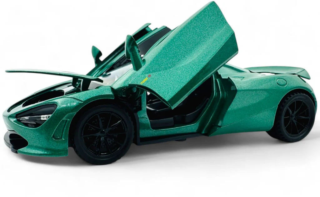 Brightlys Modern Hypercar Diecast Model 1:24 Scale | Matte Black Performance Collectible