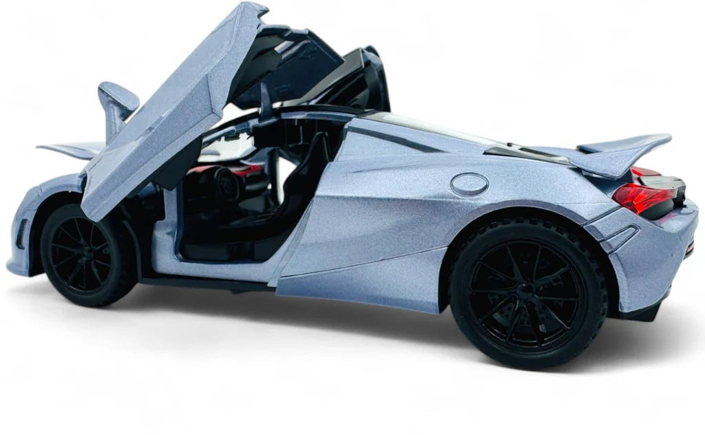 Brightlys Modern Hypercar Diecast Model 1:24 Scale | Matte Black Performance Collectible