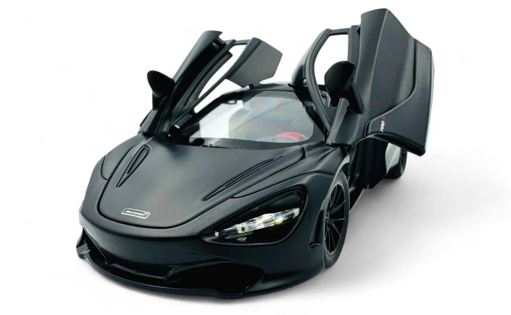 Brightlys Modern Hypercar Diecast Model 1:24 Scale | Matte Black Performance Collectible