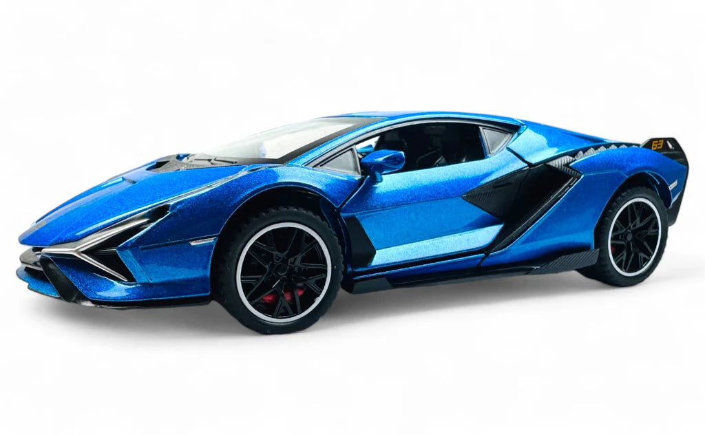 Brightlys Exotic Supercar Diecast Model 1:24 Scale | High-Performance Red Sports Collectible