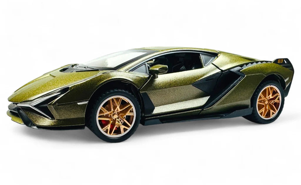 Brightlys Exotic Supercar Diecast Model 1:24 Scale | High-Performance Red Sports Collectible