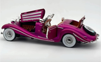 Brightlys Vintage Classic Convertible Diecast Model 1:24 Scale | Luxury Retro Collectible Car