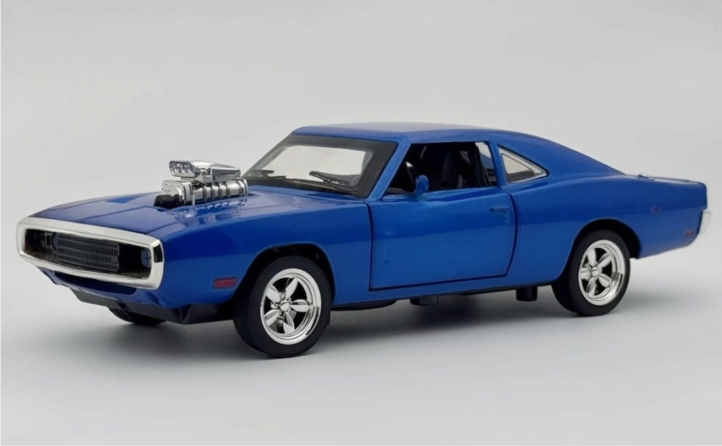 Classic Muscle Car Diecast Model 1:24 Scale | Supercharged Vintage American Car Collectible