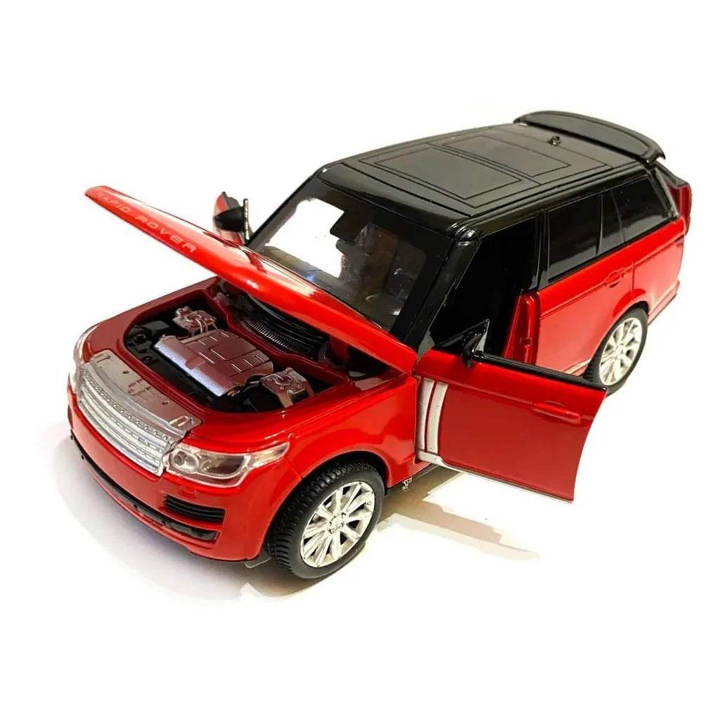 Luxury SUV Die-Cast Alloy Metal Car Model with Lights, Sound & Pull-Back Action
