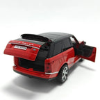 Luxury SUV Die-Cast Alloy Metal Car Model with Lights, Sound & Pull-Back Action