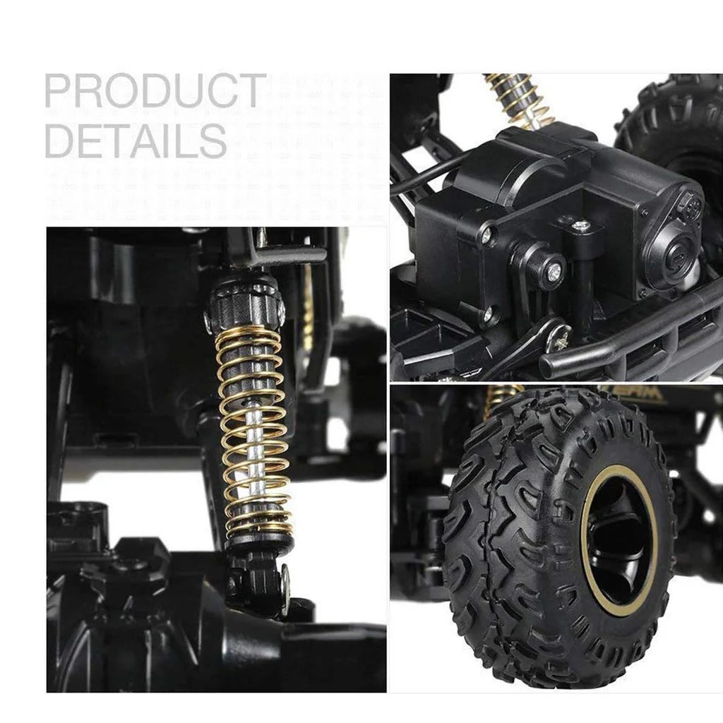 Remote Control Rock Crawler Car | 4x4 Off-Road RC Buggy with Wireless Remote