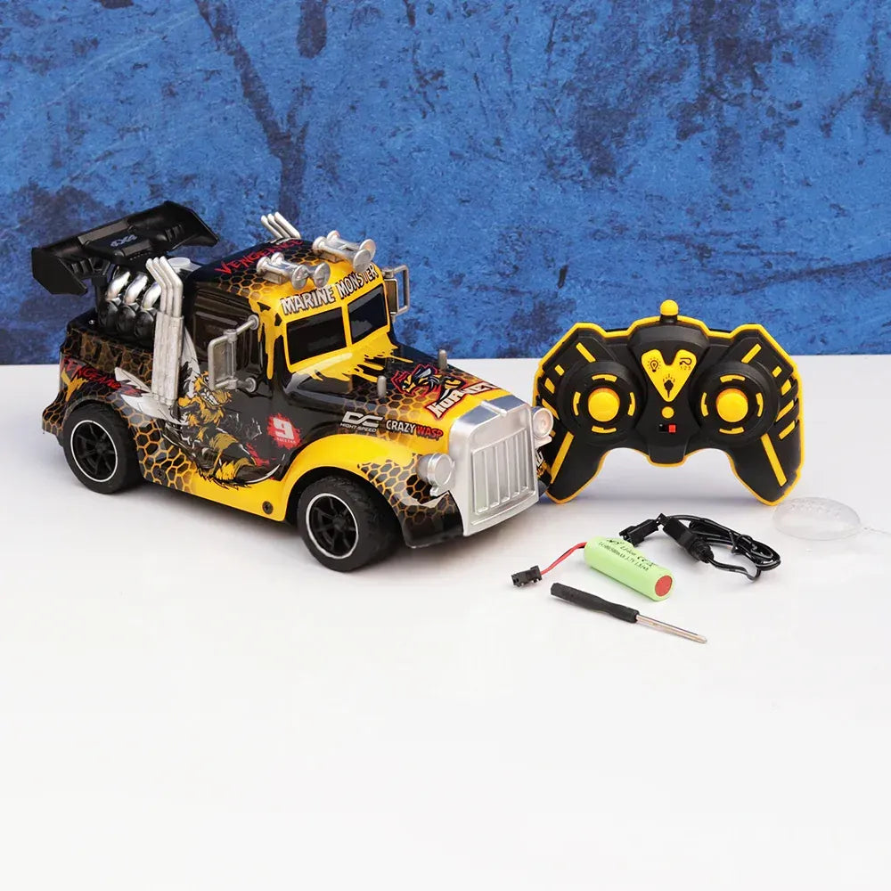 Remote Control Heavy-Duty Truck Toy | RC Construction Truck with Wireless Remote