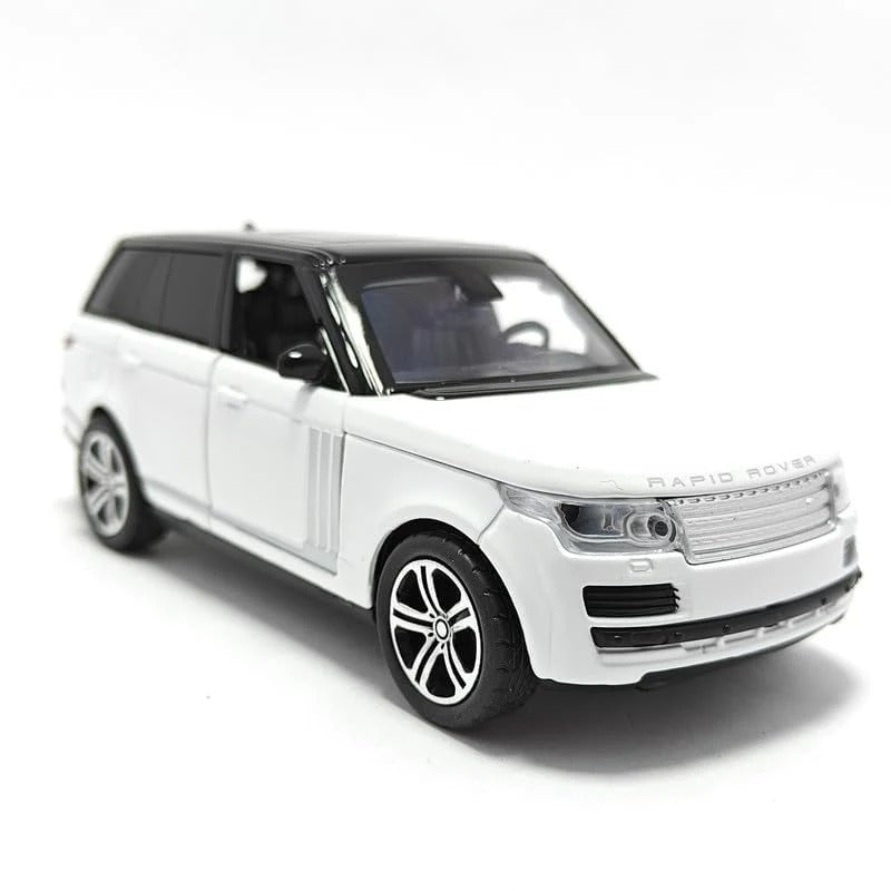 Luxury SUV Die-Cast Alloy Metal Car Model with Lights, Sound & Pull-Back Action