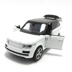 Luxury SUV Die-Cast Alloy Metal Car Model with Lights, Sound & Pull-Back Action